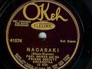 PAUL MARES - NAGASAKI - OKEH 78 RPM