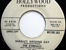 THE ETERNALS 45 Babalu's Wedding Day / My Girl VG++ Doo Wop PROMO Original mg871