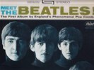 Beatles . Meet the Beatles . red target label . Capitol LP