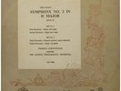 BRAHMS Symphony No 2 In D Major LP 4 Track Conducted By Furtwangler Mono Gold/or