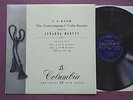 33CX 1287, UK, BACH: Unaccompanied Violin Sonatas No.3 & 4, JOHANNA MARTZY, NM