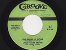'56 R&B/DooWop LITTLE TOMMY BROWN/4 Students Thrill Is Gone/Gambler's PrayerHEAR