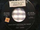 JOEY CASTLE THAT AIN'T NOTHING BUT RIGHT VG++ 1958 ROCKABILLY 45 on RCA w/SLEEVE