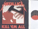 Metallica - Kill Em All - Heavy Metal LP - Lyrics Inner Sleeve