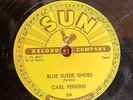 78 RPM Carl Perkins SUN 234 Blue Suede Shoes  ROCKABILLY