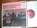 PHILIPS 835182/3 HIFI-STEREO ROSTROPOVICH RICHTER BEETHOVEN CELLO 2LP BOX