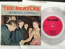 BEATLES BY ROYAL COMMAND EP CLEAR WAX DECCAGONE PROMO PICTURE SLEEVE STRONG VG+