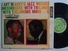 ART BLAKEY JAZZ MESSENGERS W/ Thelonious Monk LP ATLANTIC Green Label DG Stereo