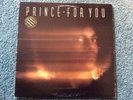 PRINCE Rare 1st EP FOR YOU 1978 record DJ GOLD PROMO STAMP VG+ soft and wet