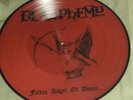 Blasphemy - fallen angel of doom rare red pic  /100 rsd death  Revenge beherit