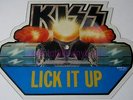KISS - LICK IT UP Limited Edition VINYL Shaped Picture Pic Disc