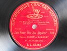 78rpm OLIMPIA BORONAT - VERDI RIGOLETTO Caro Nome - G&T ST. PETERSBURG 1904 TOP