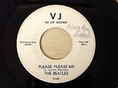 The Beatles Very Rare White Promo vinyl of Please, Please Me & from me to You