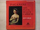 PAGANINI  les 12 Plus Beaux Caprices Devy ERLIH Violin Solo LP Ades France LP