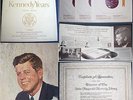 1964 The Kennedy Years 3 LP Record Box Set Fully Complete w/Paperwork &bonus LPs