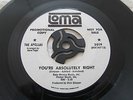 Northern Soul - the APOLLAS - Promo copy  Youre Absolutely Right/ Lock me in.