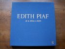 EDITH PIAF de la môme à edith 1936-1942 PHILIPS BOX / COFFRET 4 LP EX + LIVRET
