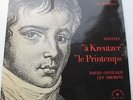 OISTRAKH OBORINE BEETHOVEN Sonates #9, #5 LP LE CHANT DU MONDE EX