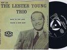 LESTER YOUNG TRIO Back To The Land Swedish EP 45PS 1955 Karusell