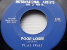 VILAS CRAIG poor loser summer's over 1966 TEEN Bopper 45 e6029
