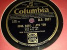 Miss HUE LEE :  ROSE, ROSE, I LOVE YOU  /  AN AUTUMN MELODY. UK 78rpm