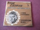 RARE/SP/EDDIE COCHRAN/STEREO/BELGIUM PRESS/UNITED ARTISTS/VINTAGE/ROCK N ROLL