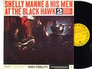 SHELLY MANNE & HIS MEN: AT THE BLACK HAWK, VOL. 2 contemporary LP / MONO DG NM