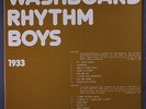 WASHBOARD RHYTHM BOYS: 1933 LP (Italy) Jazz
