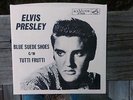 RARE ELVIS PRESLEY Blue Suede Shoes 45 RECORD SLEEVE Near Mint