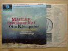 Columbia SAX 2441 B/S Mahler Symphony No.4 PO Klemperer NM/NM UK edition