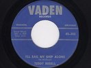 Classic ARK. Rockabilly TEDDY REDELL I'll Sail My Ship Alone VADEN 305 VG++ HEAR