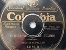 1926 Columbia Blues 78rpm record, Martha Copeland w/Cliff Jackson/Bubber Miley