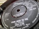 CHRIS CLARK, FROM HEAD TO TOE, UK TAMLA MOTOWN 45/1965, NORTHEN SOUL/GREAT AUDIO