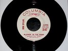 BOB DYLAN-BLOWIN' IN THE WIND / DON'T THINK TWICE PROMO  4-42856 HEAR