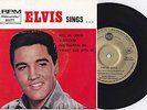 ELVIS PRESLEY - KISS ME QUICK EP 1968 RARE BLACK ON GOLD LABEL - AUSTRALIAN 45