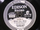 Edison 52181 Hot Jazz Golden Gate Orchestra The Pay Off / Mine-All Mine V+