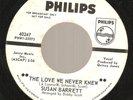 SUSAN BARRETT No One But You/ Love We Never Knew 45 Northern Soul Popcorn Mod