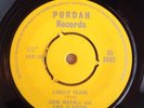 John Mayall & Eric Clapton Lonely Years original UK Purdah 45 3502