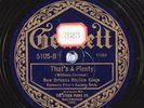 78 RPM -- New Orleans Rhythm Kings, Gennett 5105, E-V+ Jazz