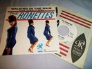 RARE 60's SOUL GIRL GROUP PROMO 45 & SLEEVE THE RONETTES WALKING IN THE RAIN