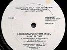 PINK FLOYD The Wall RADIO SAMPLER AUSTRALIAN White Label Promo Only 12 inch 1979
