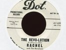 RACHEL & REVOLVERS Revo-lution Dot Promo Girl Group Surf 45 Brian Wilson Hear