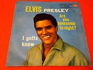 ELVIS PRESLEY Rca Italiana 45N 1140  ARE YOU LONESOME TONIGHT