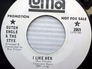 BUTCH ENGLE & THE STYX I Like Her Going Home GARAGE Rock psych WL Promo 45 e5488