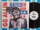 GG ALLIN Hated In The Nation LP ROIR 1987/2004 IN SHRINK Hype Sticker PUNK
