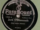 BLIND LEMON JEFFERSON JACK O'DIAMONDS PARAMOUNT 78