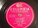 Columbia 78 RPM Edith Piaf 4004-F La Vie En Rose E-