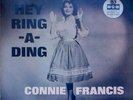 CONNIE FRANCIS - Hey Ring a ding rare SOUTH AFRICA 7' SINGLE MGM EPJ 773 MONO