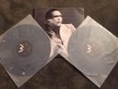 Marilyn Manson Pale Emperor / OOP Hot Topic Grey Swirl 2x Vinyl LP / RARE / NM