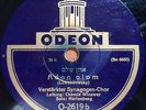 jewish cantorial 78 RPM-maoz zur/adon olam- berlin verstarkter synagogen chor